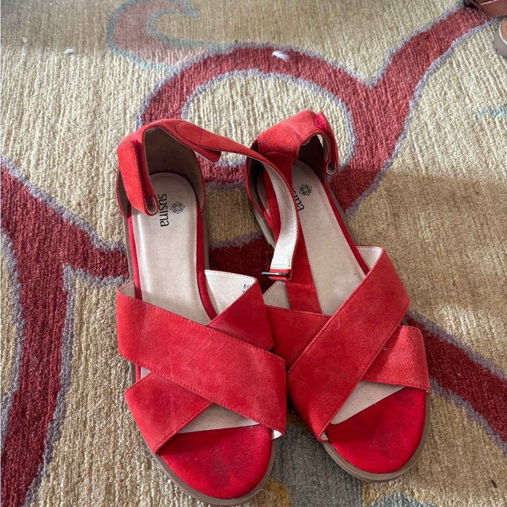 Women's Red Sandals